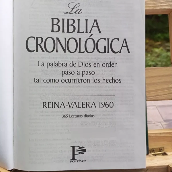 Biblia Cronológica Reina Valera 1960 Tapa Dura - Image 4