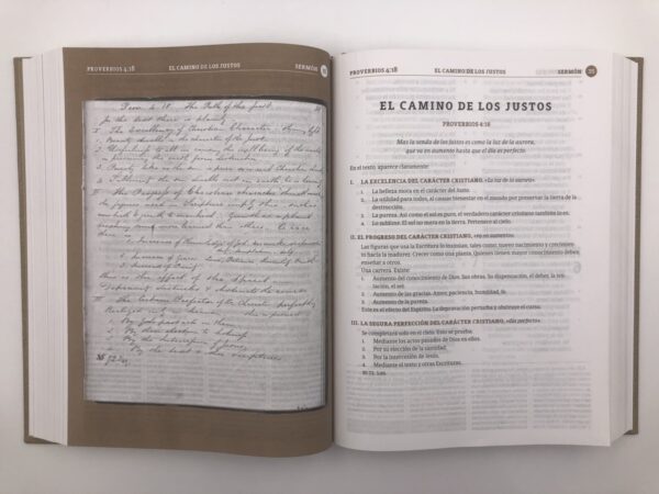 Biblia de Estudio Spurgeon RVR 1960 Tapa Dura Tela - Image 4