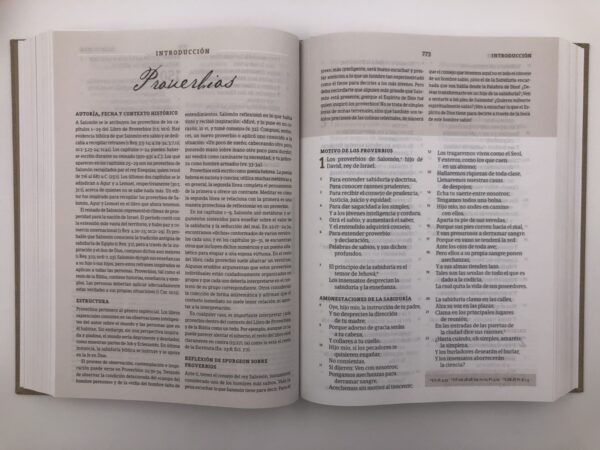 Biblia de Estudio Spurgeon RVR 1960 Tapa Dura Tela - Image 3