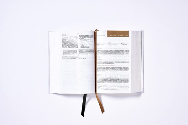 Biblia De Estudio NBLA Tapa Dura Interior Dos Colores - Image 4