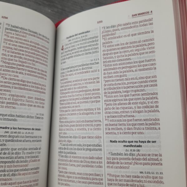 Biblia Reina Valera 1960 Bolsillo Fucsia Qr con cierre - Image 7