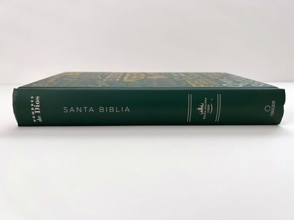 Biblia RV60 Nombres De Dios Letra Grande Tamaño Manual Tapa Dura Verde Olivo - Image 3
