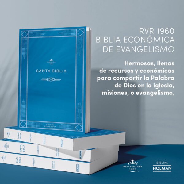 Biblia Reina Valera1960 Económica De Evangelismo Azul - Image 5