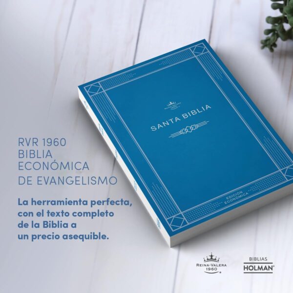 Biblia Reina Valera1960 Económica De Evangelismo Azul - Image 6