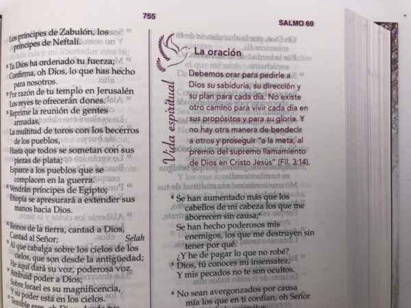 Biblia de la mujer conforme al corazón de Dios Tapa dura - Image 4