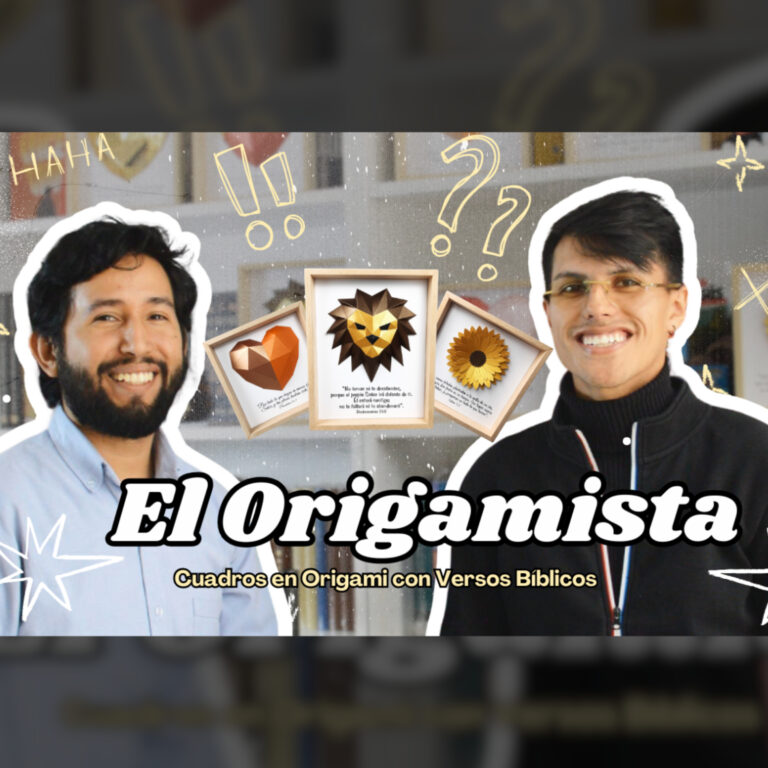 El Origamista – Cuadros en Origami con Versos Bíblicos – Oslon Gonzalez