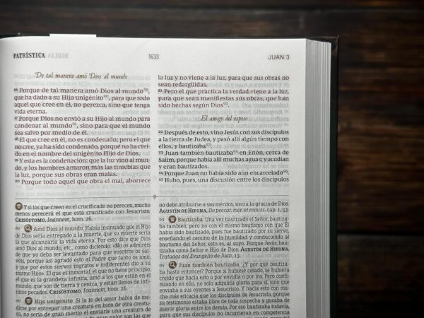 Biblia de Estudio Patrística Reina Valera Revisada Tapa Dura - Image 7