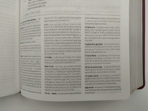 Biblia de Estudio de la Reforma LBLA R.C.Sproul  tapa dura rojo - Image 4