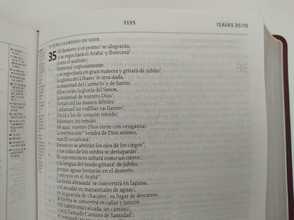 Biblia de Estudio de la Reforma LBLA R.C.Sproul  tapa dura rojo - Image 5