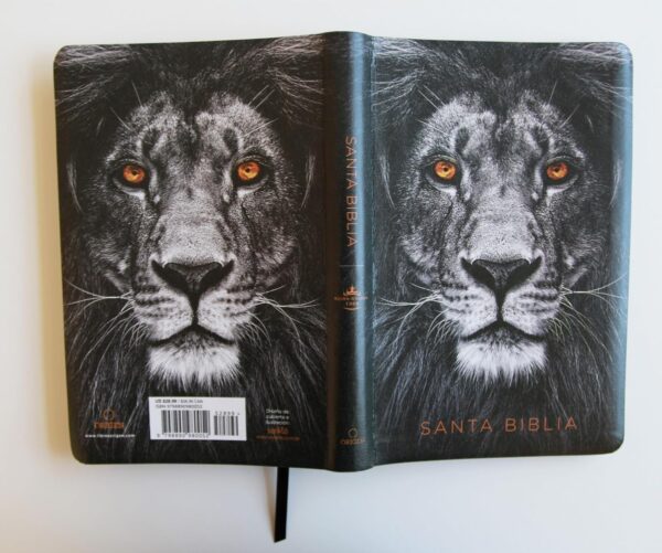 Biblia Reina Valera LETRA GRANDE Leon de Judá  Imitación Piel - Image 2