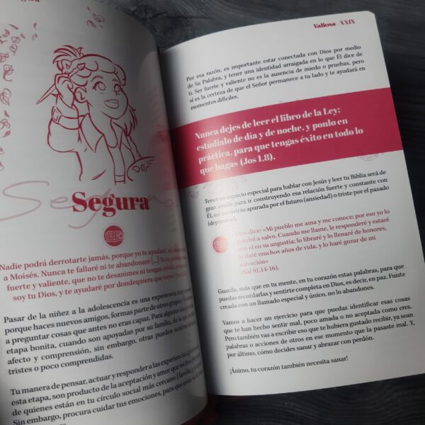 Biblia TLA Valiosa Rosa Verde – Letra Grande con Cierre - Image 4