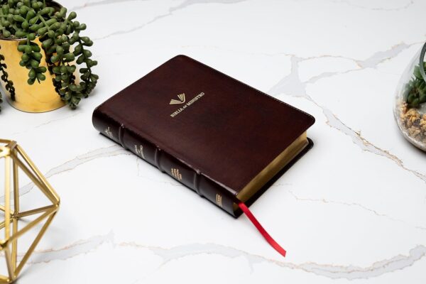 Biblia del Ministro RVR 1960 Letra Grande 12 pts Piel Caoba - Image 3