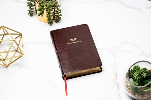 Biblia del Ministro RVR 1960 Letra Grande 12 pts Piel Caoba - Image 5