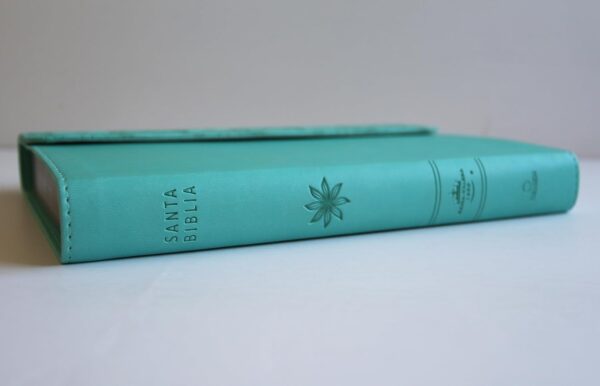 Biblia Reina Valera 1960 Letra Grande - Aguamarina con Solapa - Image 7