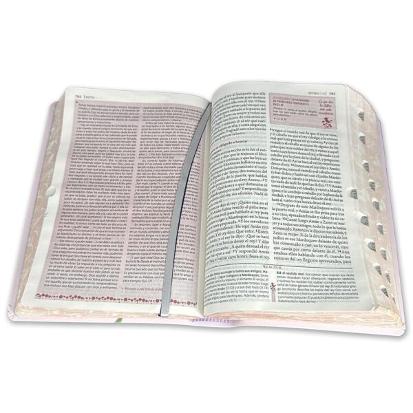 Biblia de Estudio Ser Mujer Reina Valera Letra Grande Índice - Image 3