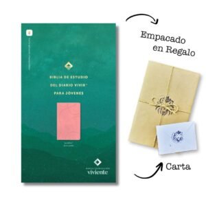 Biblia de Estudio Diario Vivir para Jóvenes  NTV Piel Rosa- App Filament