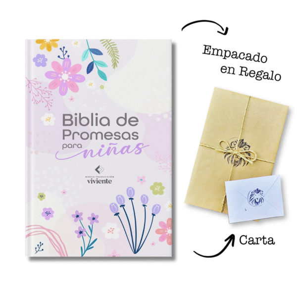 Biblia de Promesas NTV Letra Grande 12pts para niñas Tapa dura