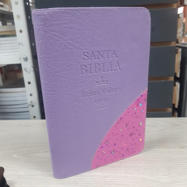 Biblia RVR60 Letra Grande 10 pts Mujer Cierre - Image 6