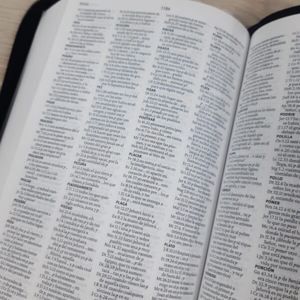 Biblia RVR60 Letra Grande 10 pts Mujer Cierre - Image 10