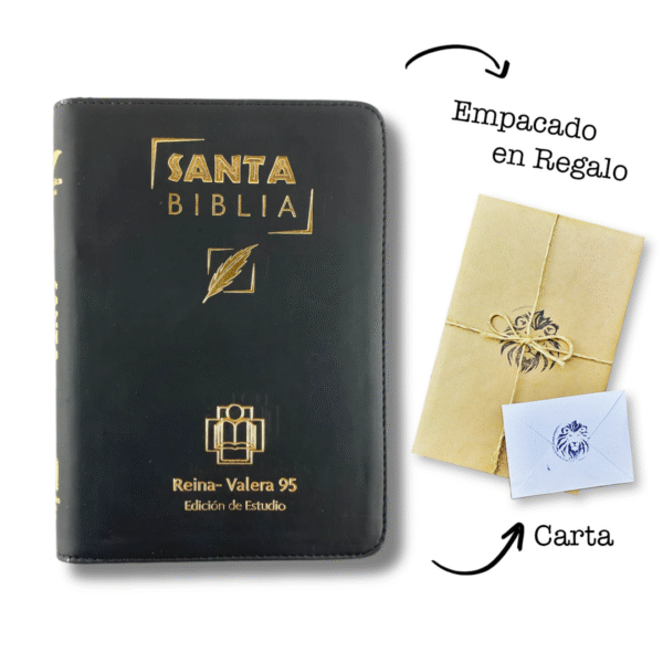 Biblia Reina Valera 1995 – Edición de Estudio - Piel Indice Cierre