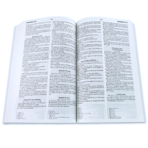 Biblia Económica Reina-Valera 1960 tapa blanda rosa floral - Image 3