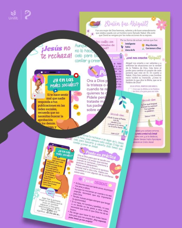 Biblia de Promesas NTV Letra Grande 12pts para niñas Tapa dura - Image 20