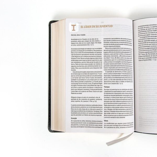 La Biblia del Pescador – Edición Liderazgo, RVR 1960 Piel - Image 7