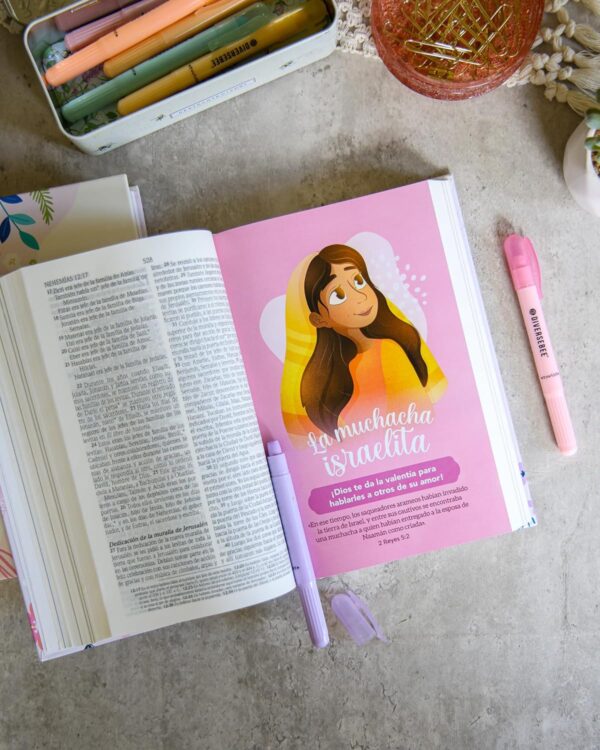 Biblia de Promesas NTV Letra Grande 12pts para niñas Tapa dura - Image 14