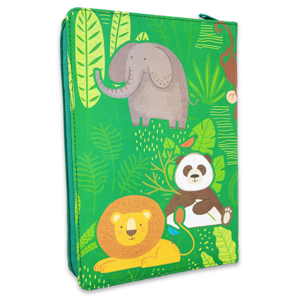 Biblia Interactiva para niños RVR60 Letra Grande 12 pts Verde Cierre - Image 6
