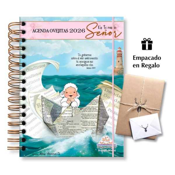 Agenda Ovejitas 2026 – En Ti Confio Señor – Rosada