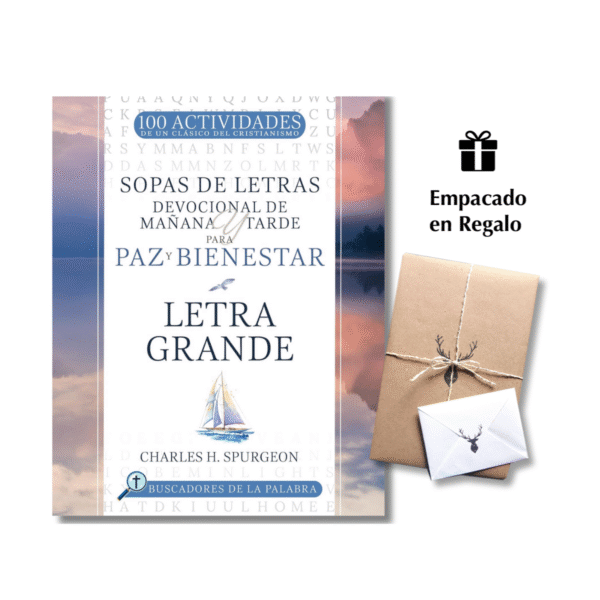 Sopas de letras Devocional de Mañana y Tarde para Paz y Bienestar Letra grande