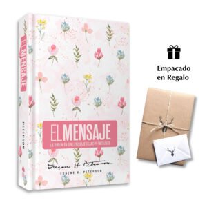 Biblia El Mensaje Tapa dura Rosa Floral : La Biblia en un lenguaje claro y profundo