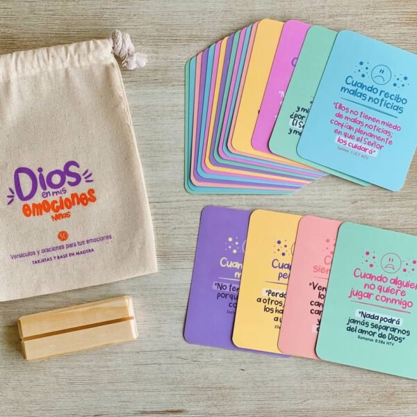 Kit de tarjetas niñas – DIOS en mis EMOCIONES