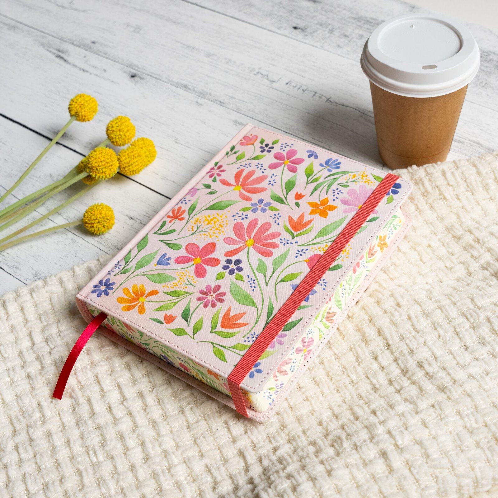 Biblia De Apuntes 1960 Tamaño Personal Flores Tapa Dura - Image 2