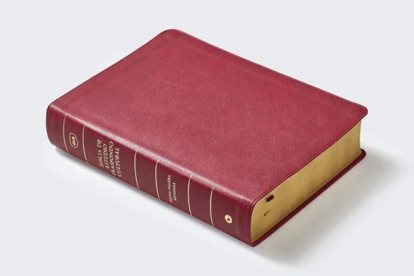 Biblia de estudio trasfondo cultural RVR (El contexto lo cambia todo) Leathersoft Rojo vino - Image 2