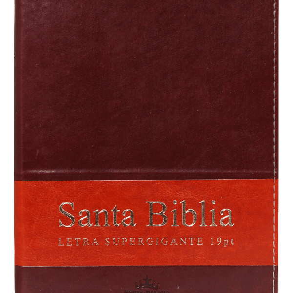 Biblia Reina Valera 1960 Grande Letra Super Gigante Imitación Piel Marrón
