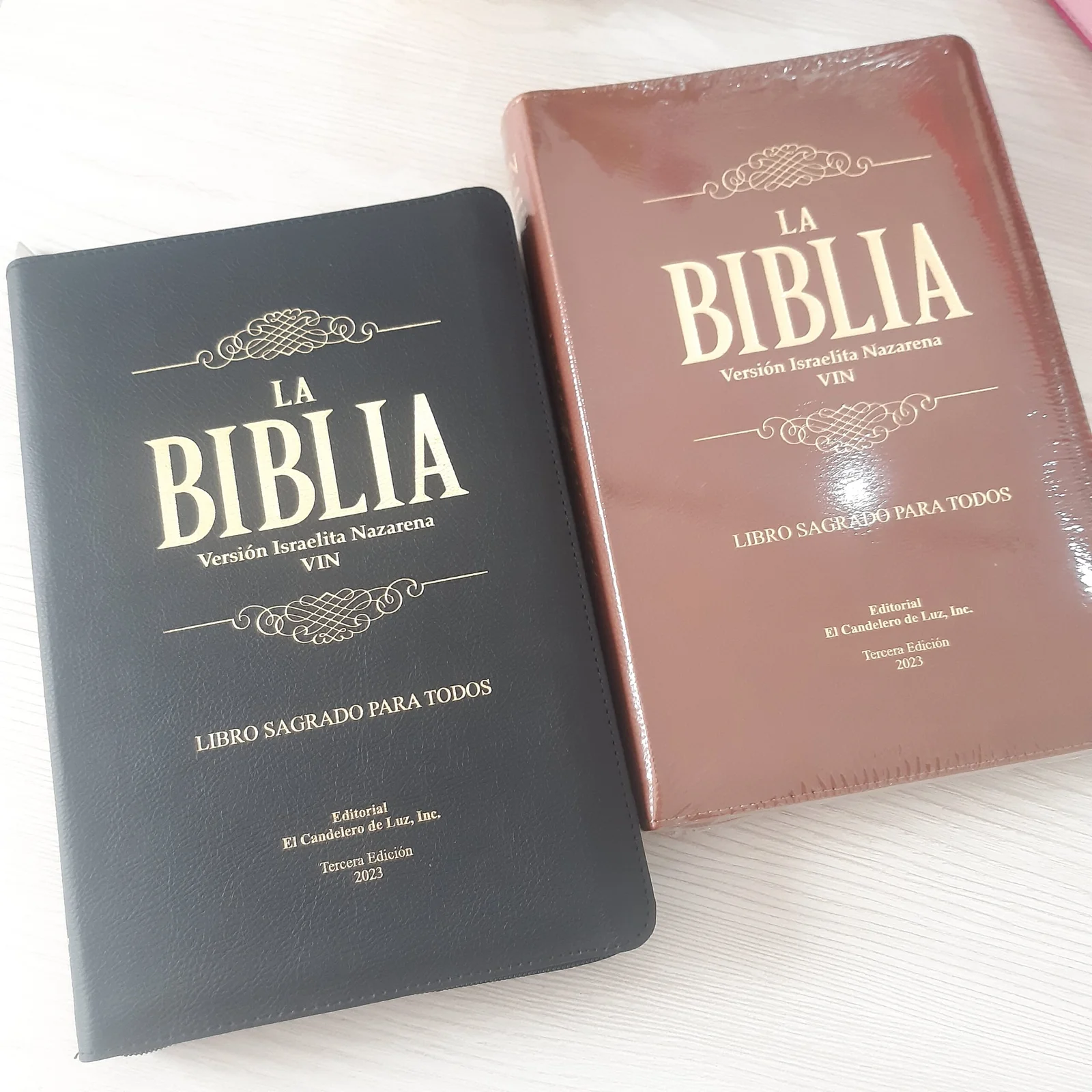 Biblia Versión Israelita Nazarena (VIN) – café piel cierre e índice - Image 3