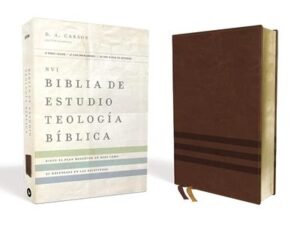 Biblia De Estudio NVI /Teología Bíblica Color Cafe Sigue el plan redentor de Dios como se desenlaza en las escrituras