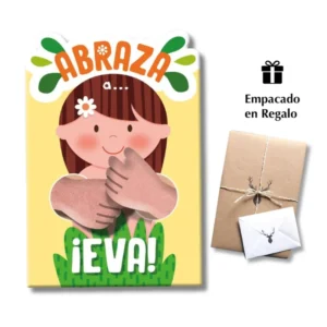 Abraza a… ¡Eva! – Abba Minis Libro interactivo con brazos de felpa