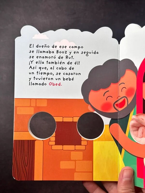Abraza a Rut – Abba Minis Libro interactivo con brazos de felpa - Image 4