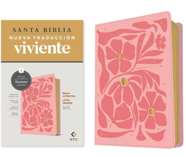 Biblia NTV Rosada Letra Grande Ultrafina Filament - Image 3
