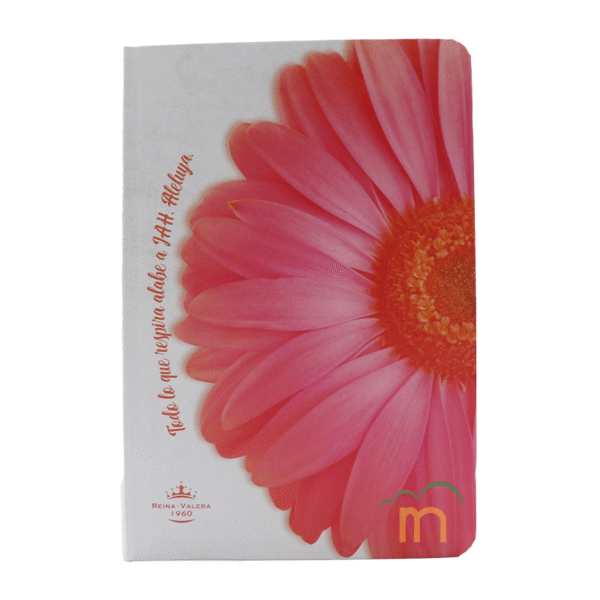 Biblia  letra grande RVR60 – Flor rosa