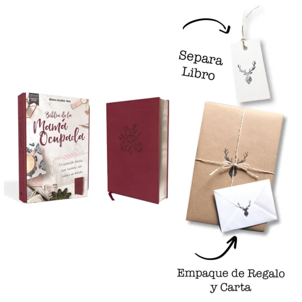 Biblia RVR60 de la Mama Ocupada Magenta – Inspiración diaria, aun cuando solo tienes un minuto