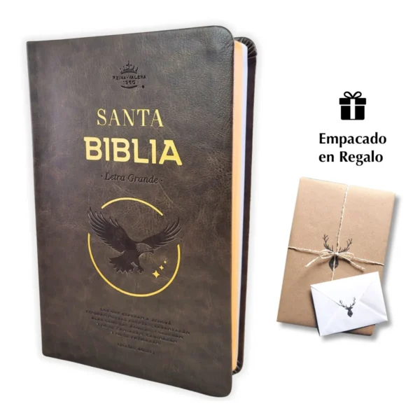Biblia RVR60 Letra Grande 11 pts – Moka Diseño Águila