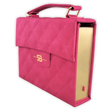 Biblia RVR 1960 Cartera Fucsia con Broche Magnético Compacta Letra 10 puntos - Image 3