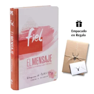 Biblia El Mensaje Edición Fiel – Tapa dura – Pink cross