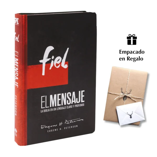 Biblia El Mensaje Edición Fiel – Tapa dura – Red cross