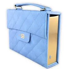 Biblia RVR 1960 Cartera Azul con Broche Magnético Compacta Letra 10 puntos - Image 5