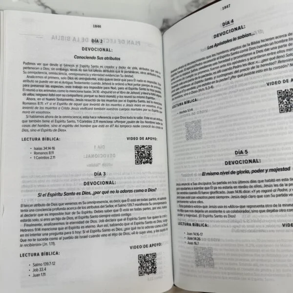 Biblia del Espíritu Santo RVR60 Versión de Estudio Piel Negro Descubre al Espíritu Santo desde Génesis hasta Apocalipsis. - Image 13