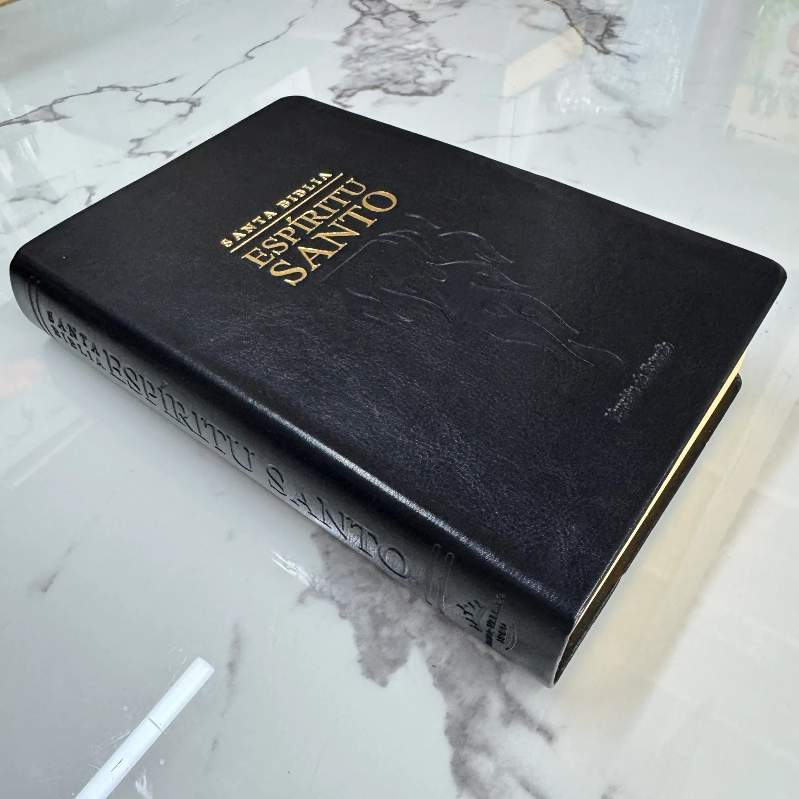 Biblia del Espíritu Santo RVR60 Versión de Estudio Piel Negro Descubre al Espíritu Santo desde Génesis hasta Apocalipsis. - Image 4